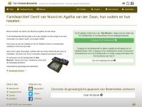 Screenshot van website
