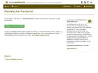 Screenshot van website