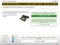 Screenshot van website
