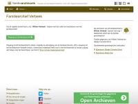 Screenshot van website