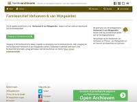 Screenshot van website