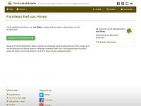 Screenshot van website