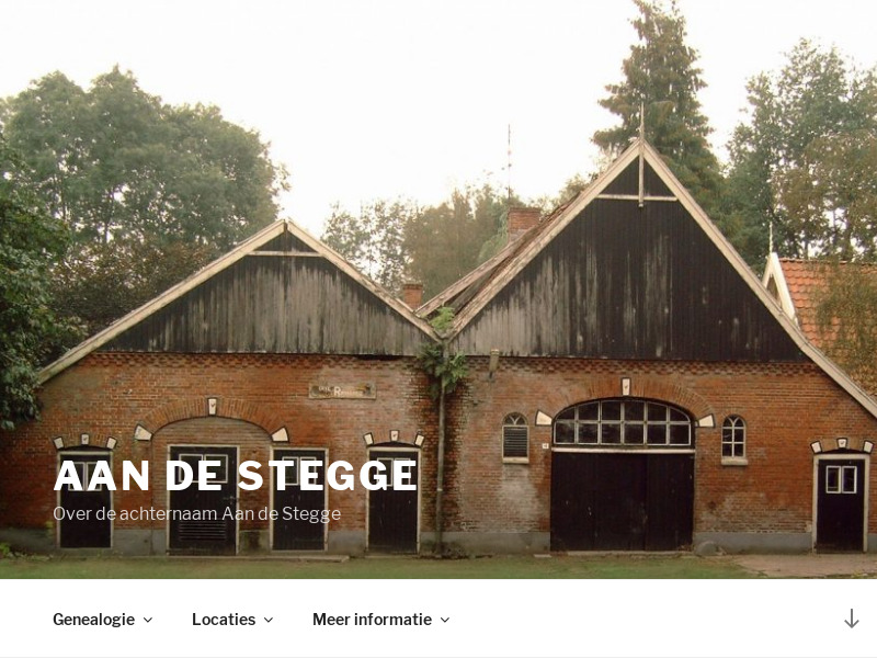 Screenshot van website