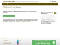 Screenshot van website