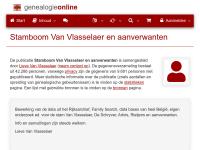 Screenshot van website