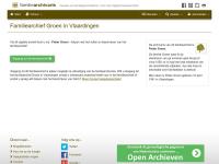 Screenshot van website