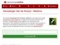 Screenshot van website