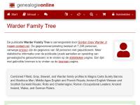 Screenshot van website