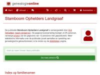 Screenshot van website