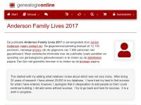 Screenshot van website