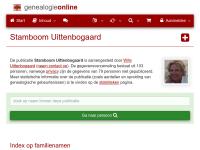 Screenshot van website