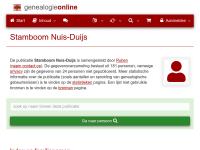 Screenshot van website