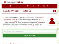 Screenshot van website