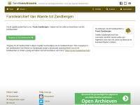 Screenshot van website