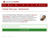 Screenshot van website