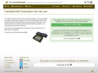 Screenshot van website