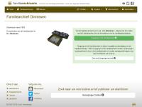 Screenshot van website