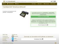 Screenshot van website