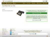 Screenshot van website