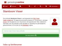 Screenshot van website
