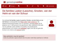 Screenshot van website