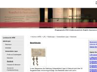 Screenshot van website