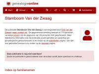 Screenshot van website