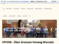 Screenshot van website