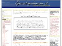 Screenshot van website