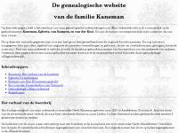 Screenshot van website