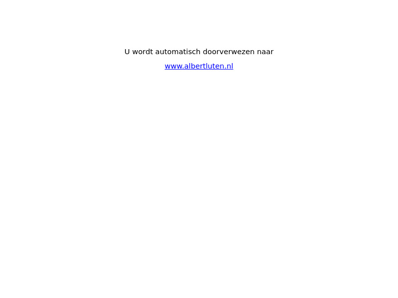 Screenshot van website