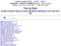 Screenshot van website