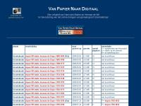 Screenshot van website