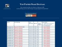 Screenshot van website