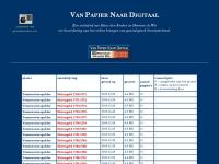 Screenshot van website