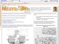 Screenshot van website