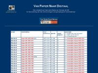 Screenshot van website