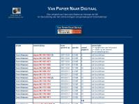 Screenshot van website