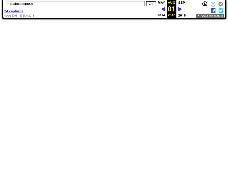 Screenshot van website