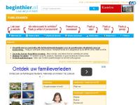 Screenshot van website