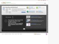 Screenshot van website