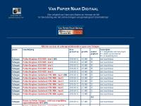 Screenshot van website