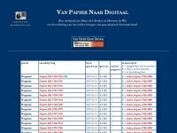 Screenshot van website