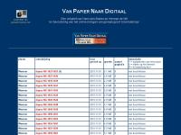 Screenshot van website