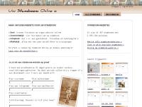 Screenshot van website