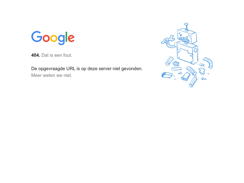 Screenshot van website