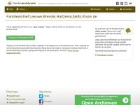 Screenshot van website