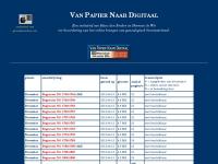 Screenshot van website