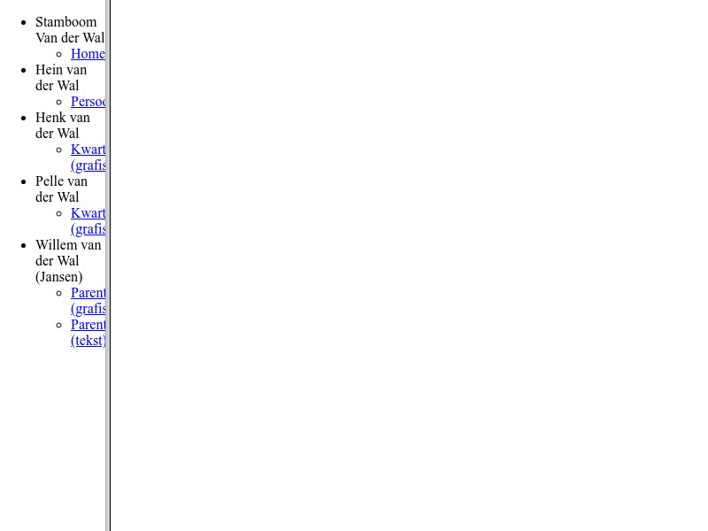 Screenshot van website