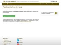 Screenshot van website